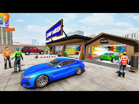 Smart Car Wash Workshop : Best Android Gameplay || Car 🚗wash work shop service Games