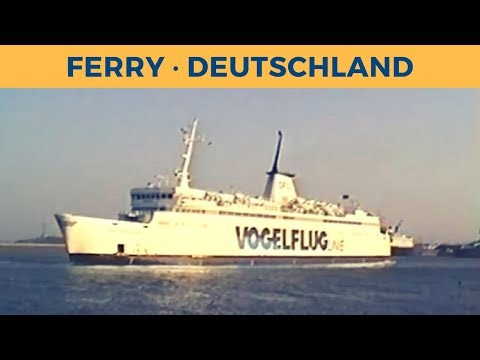 Classic Ferry Video 1995 - Arrival of ferry DEUTSCHLAND in Puttgarden (DFO)