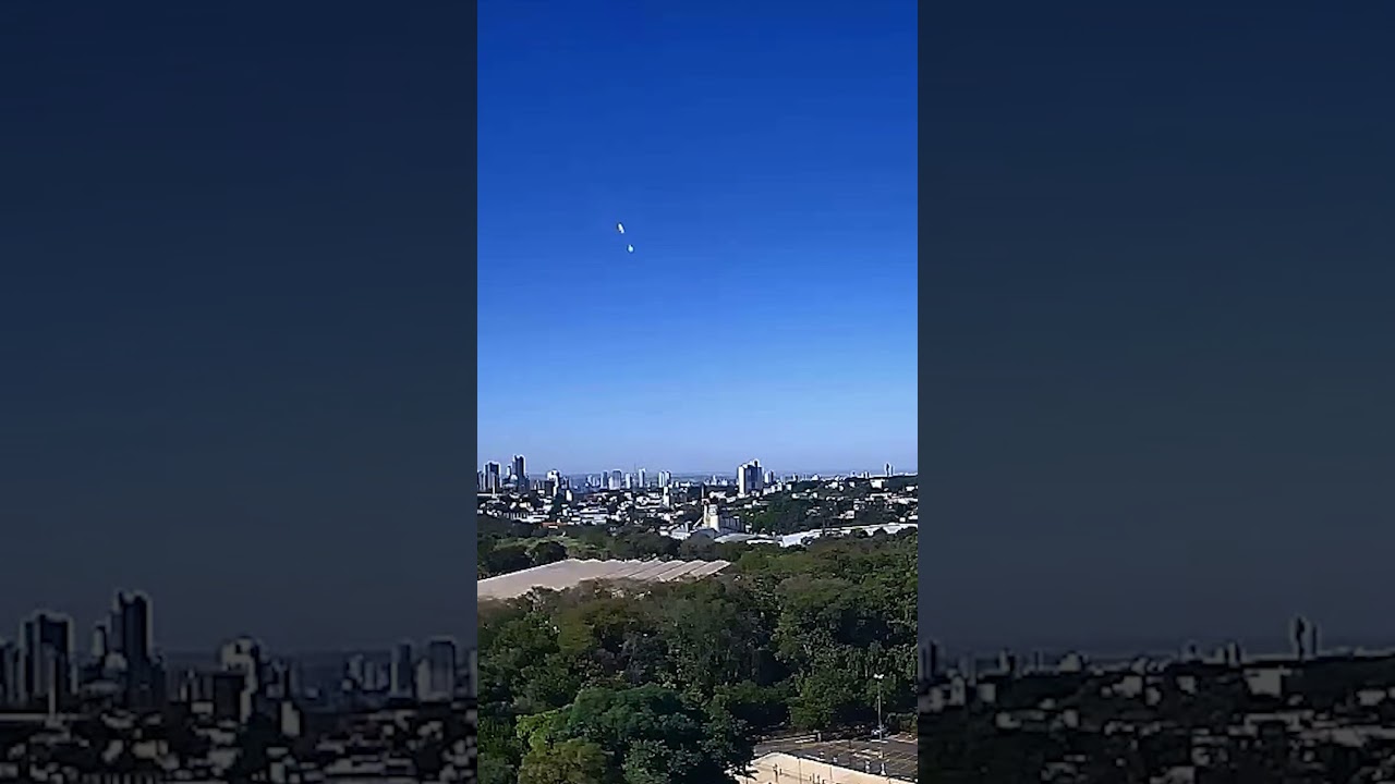 Fenômeno raro: luz corta o céu de Maringá e chama atenção de moradores