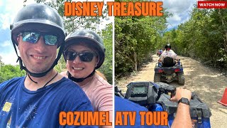 🌴 Disney Treasure in Cozumel | ATV Jungle Adventure + Plaza De Coco Dinner 🛵⚡✨