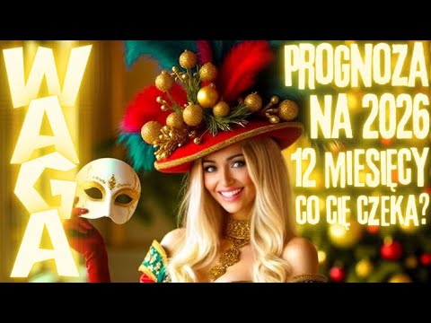 WAGA♎️2026🔥TEN ROK WSZYSTKO ZMIENIA🔮Co się kończy, co nadchodzi?🃏Prognoza na kolejne 12Miesięcy🎆