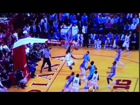 Indiana's OG Anunoby throws down ridiculous alley-oop against North Carolina