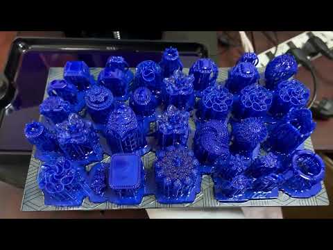 Siryatech Royal Blue resin for jewellery casting