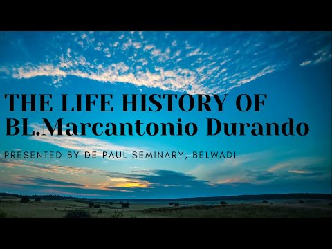 Brief Life History of  Bl.Marc Antonio Durando