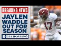 Bama WR Jaylen Waddle out for season after breaking ankle on opening kickoff vs Vols | CBS Sports HQ