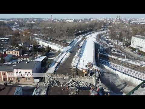 Przebudowa DK 91 w Częstochowie 09.02.2023