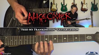 Alice Cooper - Feed My Frankenstein Guitar Lesson