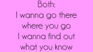 David Archuleta &amp; Hannah Montana-I wanna know you w/lyrics &amp; download link
