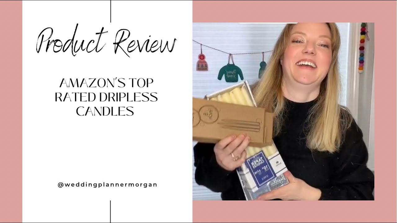 Amazon Dripless Candles Product Review