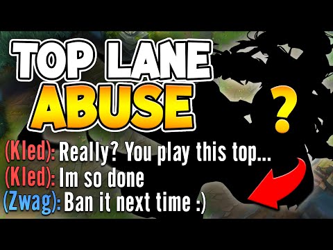 I played the most HATED top laner in the game (This should be Banned...)