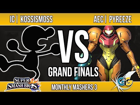 GiG- Monthly Mashers 3- Grand Finals-IC| KOSSismoss (G&W) VS AEC| Pyreeze (Samus)