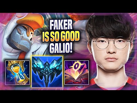 FAKER IS SO GOOD WITH GALIO! - T1 Faker Plays Galio MID vs Ezreal! | Season 2022