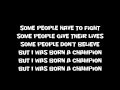 chris brown champion lyrics (lyrics)