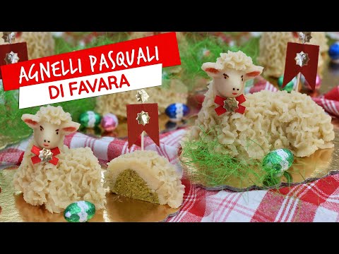 Agnello pasquale di Favara: ricetta degli agnelli di pasta reale ripieni con metodo a freddo
