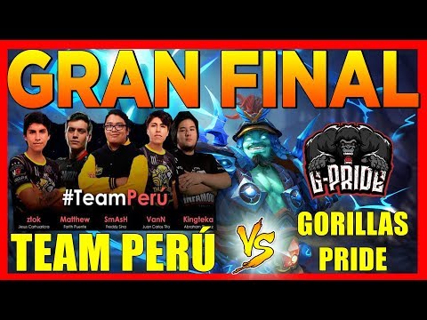SMASH CON TEAM PERÚ vs GORILLAS-PRIDE | GRAN FINAL ULTIMA PARTIDA | WESG | DOTA 2 | KURAMA DOTA