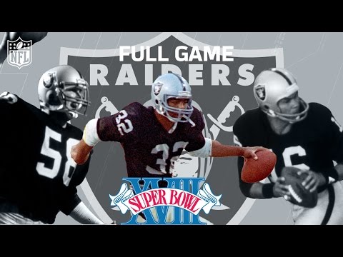 Super Bowl XVIII: Marcus Allen Runs All Over Washington | Redskins vs. Raiders | NFL Full Game