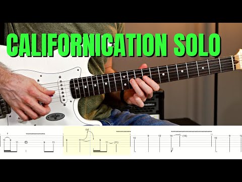 Californication Guitar Solo Lesson With Tabs
