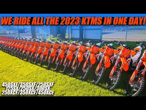 We Ride All The 2023 KTMs!  - Dirt Bike Magazine