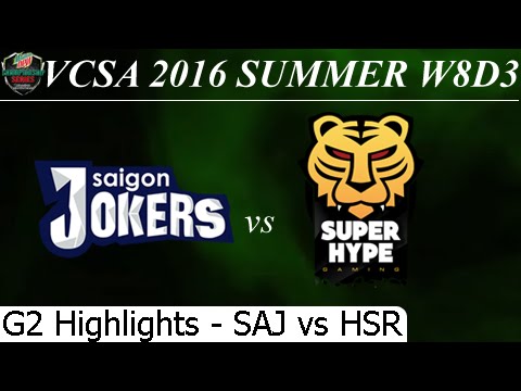 SAJ vs HSR Game 2 Highlights 10/07/2016 - VCSA Summer 2016 W7D3M3 SaiGon Jokers vs Hanoi SkyRed