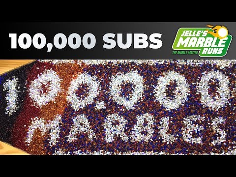 ASMR Healing Marble Run with 100,000 tiny marbles!