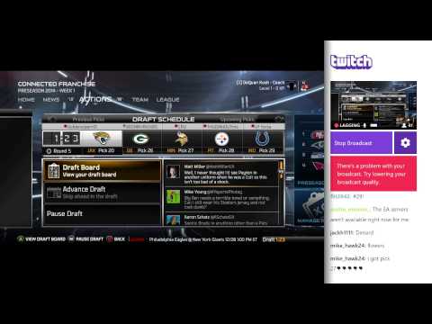 Madden 15 Online Connected Franchise Ep: 3 - The Draft