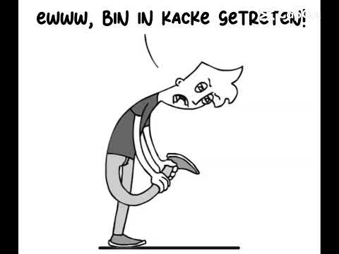 UPS BIN IN KACKE GETRETEN