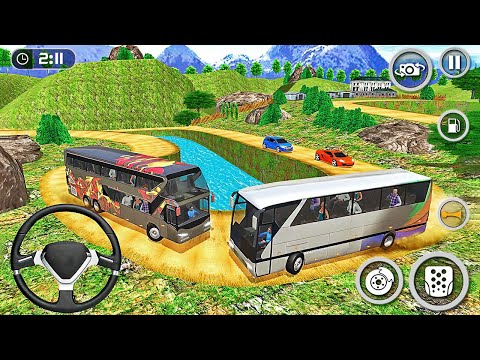 Coach Bus Driving Simulator 2021 - City Transport Games - Android Gameplay