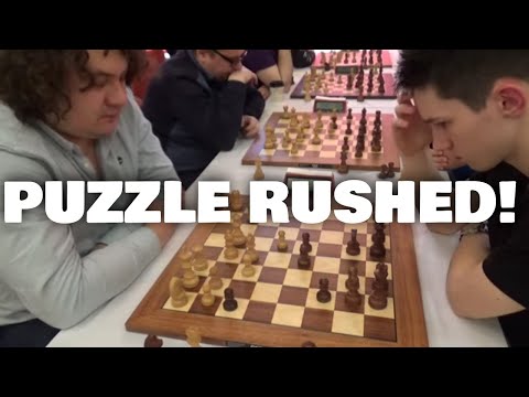 GOT PUZZLE-RUSHED BY GM | Korobov - Radovanovic | Saemisch K.I.D.