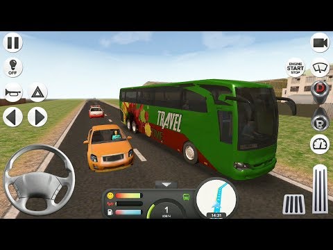 Coach Bus Simulator - #10 New Bus Unlocked | Bus Games for Kids - Android iOS GamePlay FHD