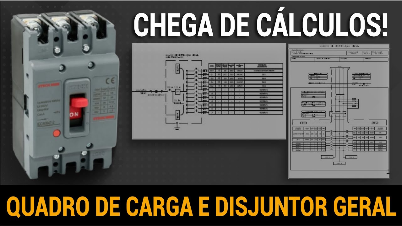 COMO CALCULAR DISJUNTOR GERAL E QUADRO DE CARGAS COM 1 CLIQUE E GANHAR TEMPO !