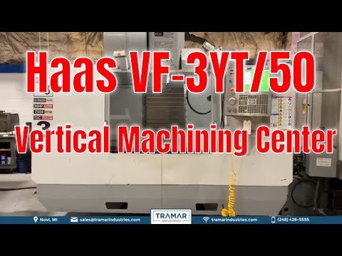 Haas VF-3YT/50 CNC Vertical Machining Center For Sale