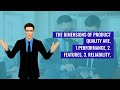 Dimensions of Product Quality part 2