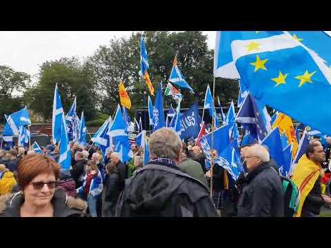 Independence march Edinburgh 05 10 19