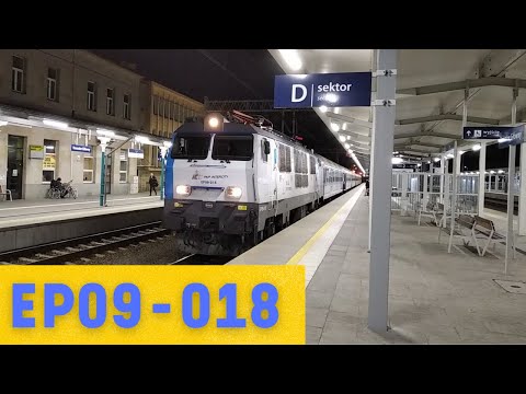EP09-018 z DŁUGIM TLK ARTUS na stacji Rzeszów Główny