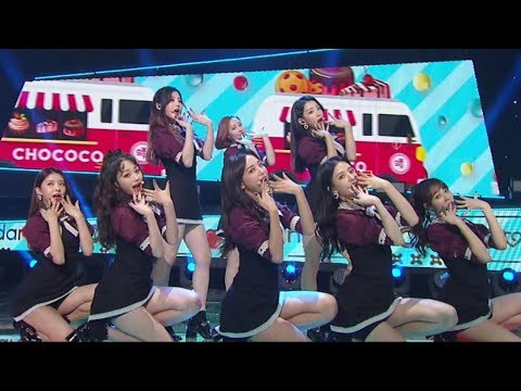 "ADORABLE" gugudan (word of mouth) - Chococo (Chokoko) @ Popular song Inkigayo 20171119