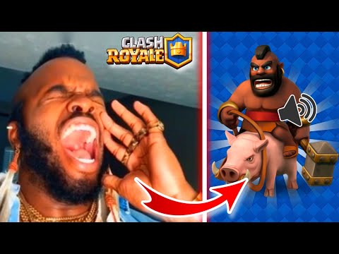 Clash Royale - All Characters Voice Actors IN REAL LIFE! (Hog Rider Voice Actor)