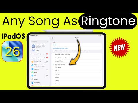 How to Set ANY Song as RINGTONE on iPad! (Easiest Way) iPadOS 26 - No Computer