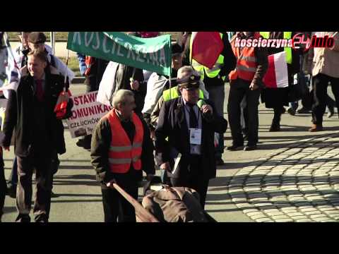 Protest w obronie połączeń kolejowych - tłumów nie było