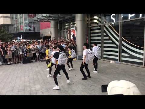 BOY STORY BUSKING in TianJin - Too Busy (Fancam 2)