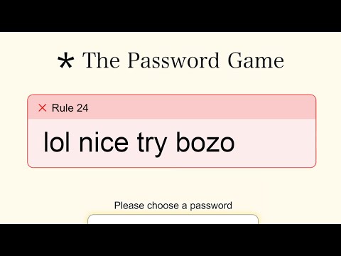Password Video Game Steam Community :: Video :: How We Beat The Password Game
