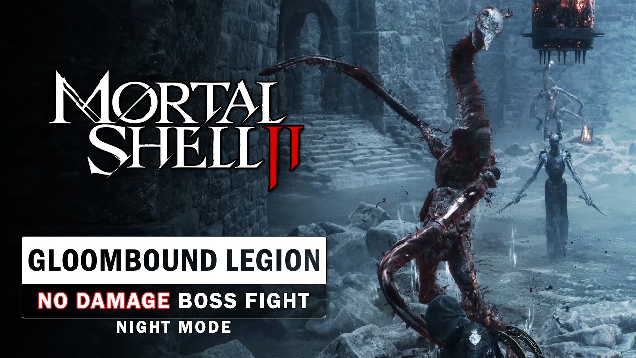 Mortal Shell 2 - Gloombound Legion Boss Fight (No Damage / Night Mode)