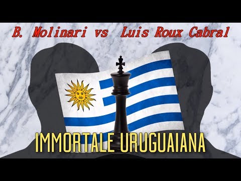 Partite Commentate di Scacchi 260 - Molinari vs Cabral - Immortale Uruguaiana - 1943 [D48]