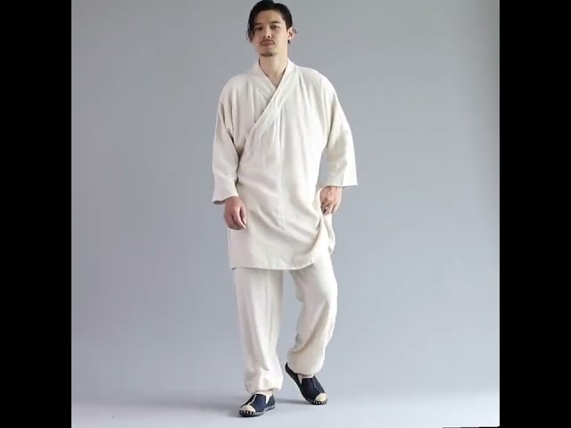 Vídeo relacionado con Chino Artes Marciales Chaqueta Camisa De Lino Hombre Verano Tradicional Uniforme Ropa Exterior para Kung Fu Tai Chi Wushu Mujeres Traje Estilo Tango Manga