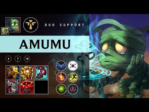 Amumu Support vs Rakan - KR Diamond Patch 25.24