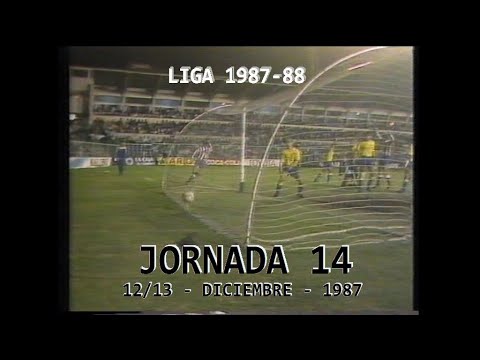 Goles Liga 1987-1988 Primera División Jornada 14