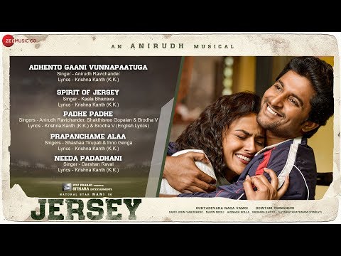 Jersey - Full Movie Audio Jukebox | Nani & Shraddha Srinath | Anirudh Ravichander
