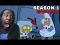 SPONGEBOB GETS STRAPPED SpongeBob Season 1 Episode 8