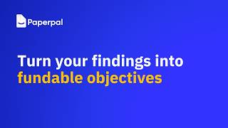 How to Turn Research Findings Into Fundable Grant Objectives