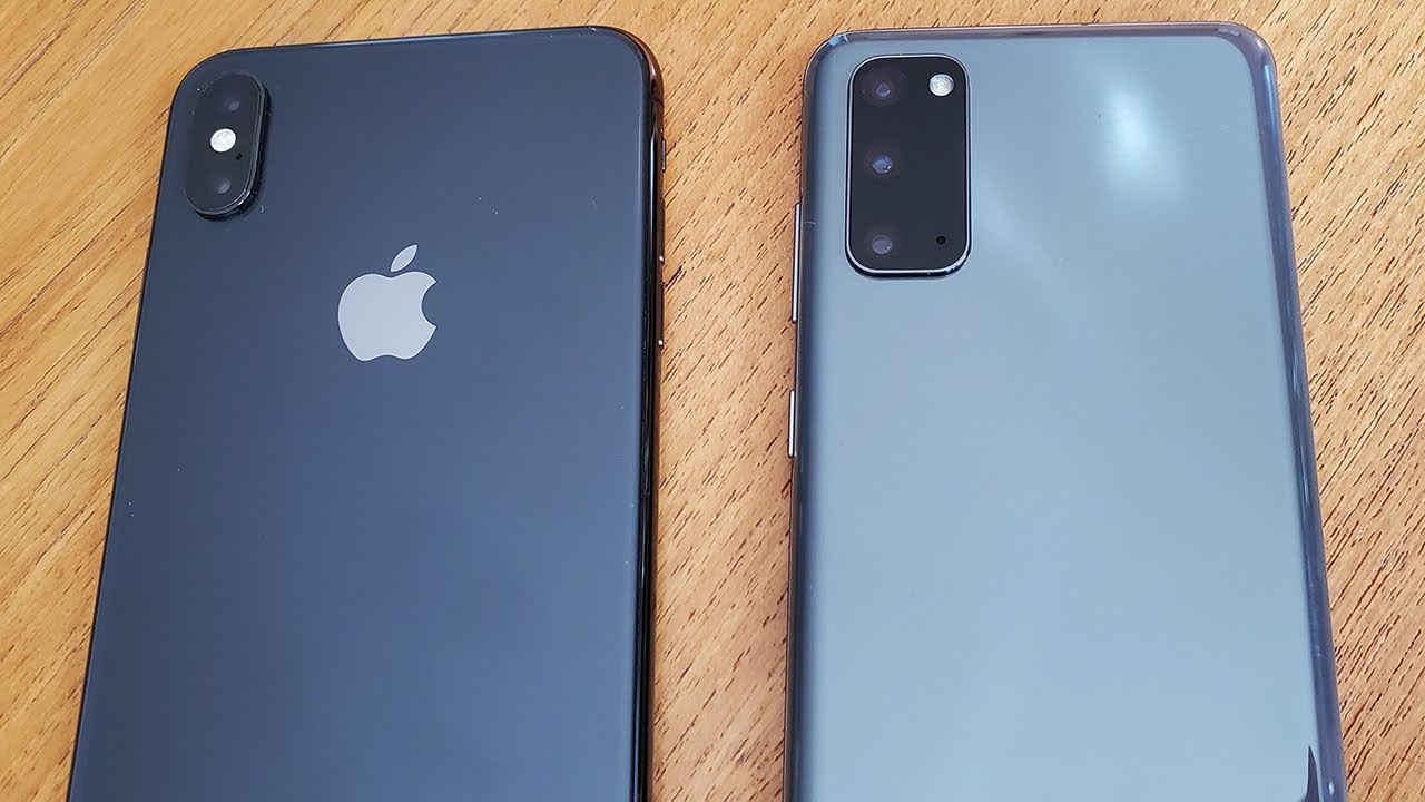 Galaxy S20 vs Iphone XS Max - Gaming Comparison Test