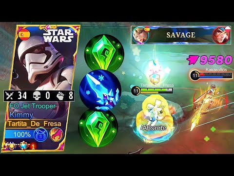 GLOBAL KIMMY NEW BEST 1 HIT DELETE BUILD 100% DAMAGE! | MUST TRY THIS NEW BUILD KIMMY | MLBB